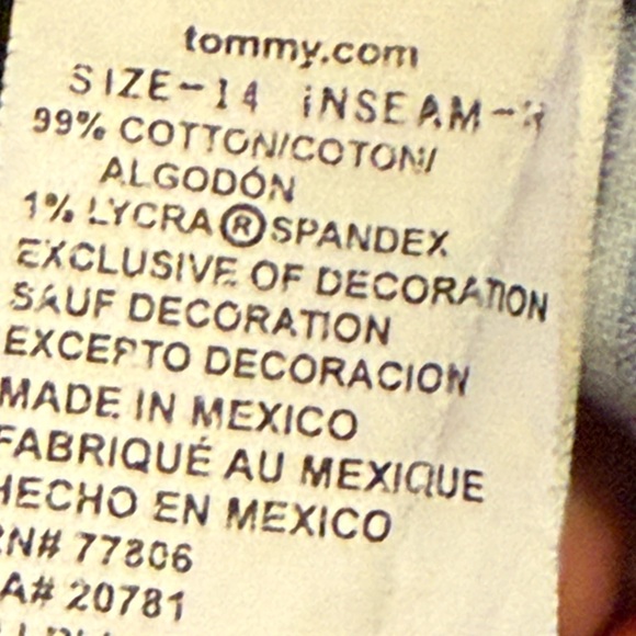 Tommy Hilfiger Dark Blue Flare Jeans - Picture 8 of 10